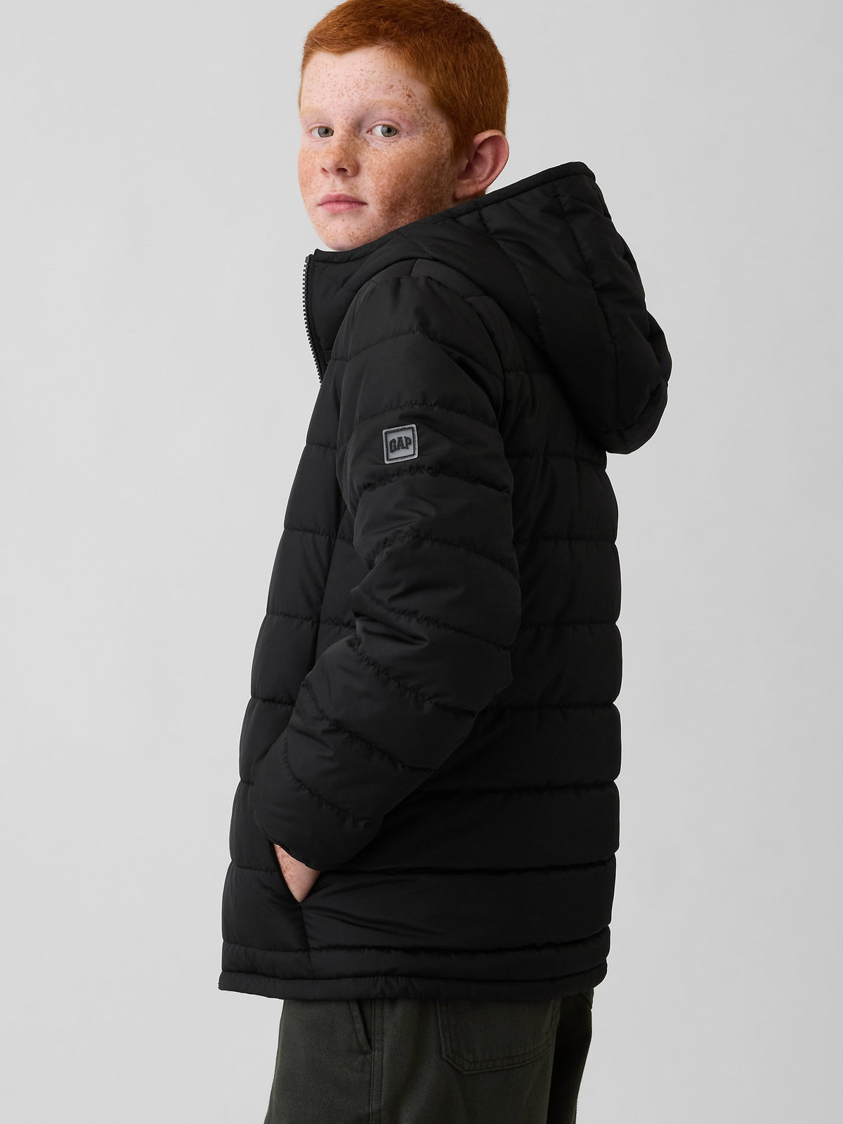 Siyah Puffer Şişme Mont
