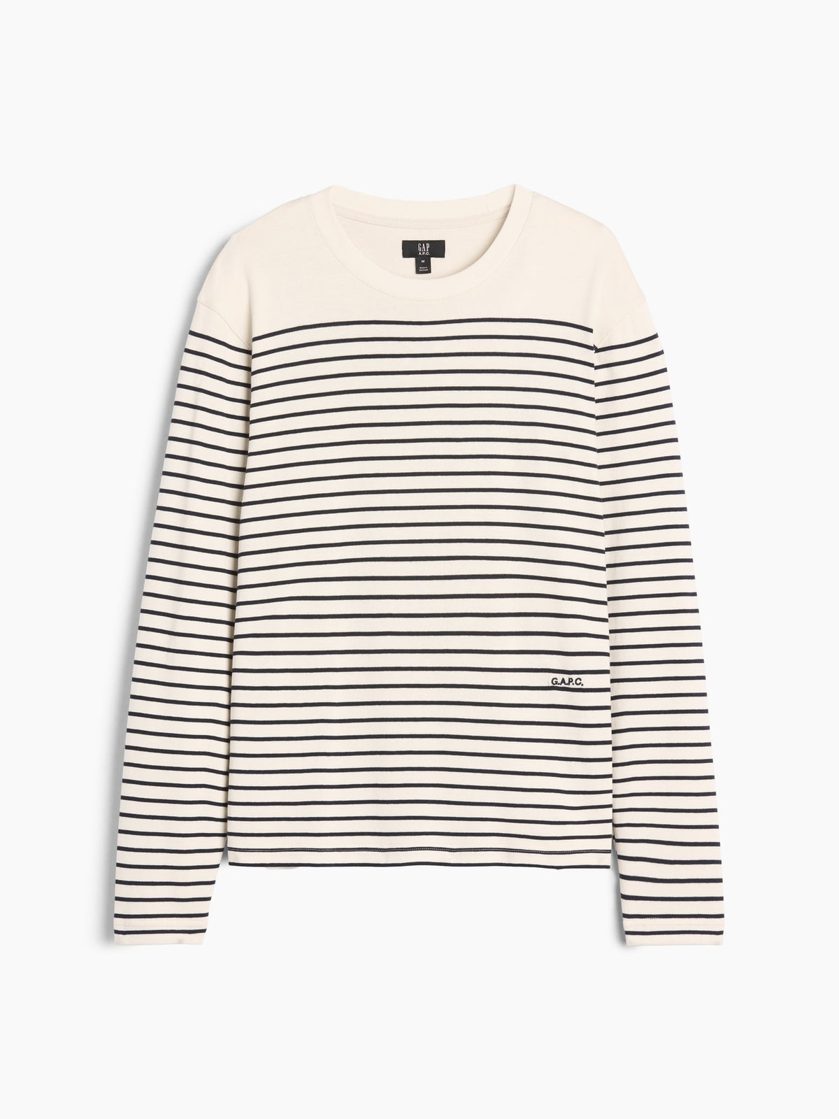 Beyaz Gap × A.p.c. Çizgili T-shirt