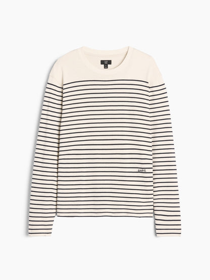 Beyaz Gap × A.p.c. Çizgili T-shirt