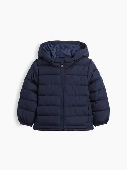 Lacivert Puffer Şişme Mont