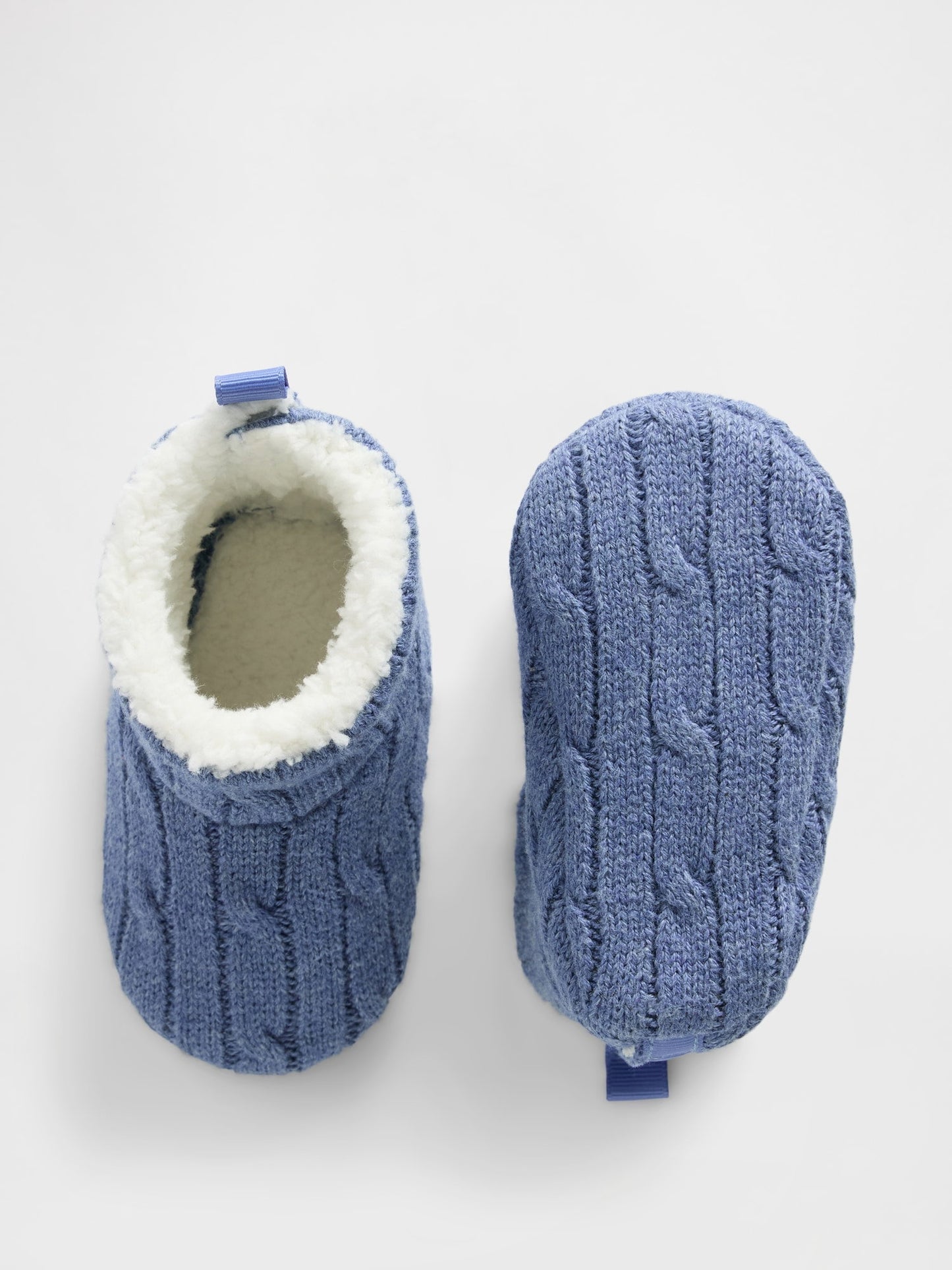 Açık Mavi Sherpa-lined Patik