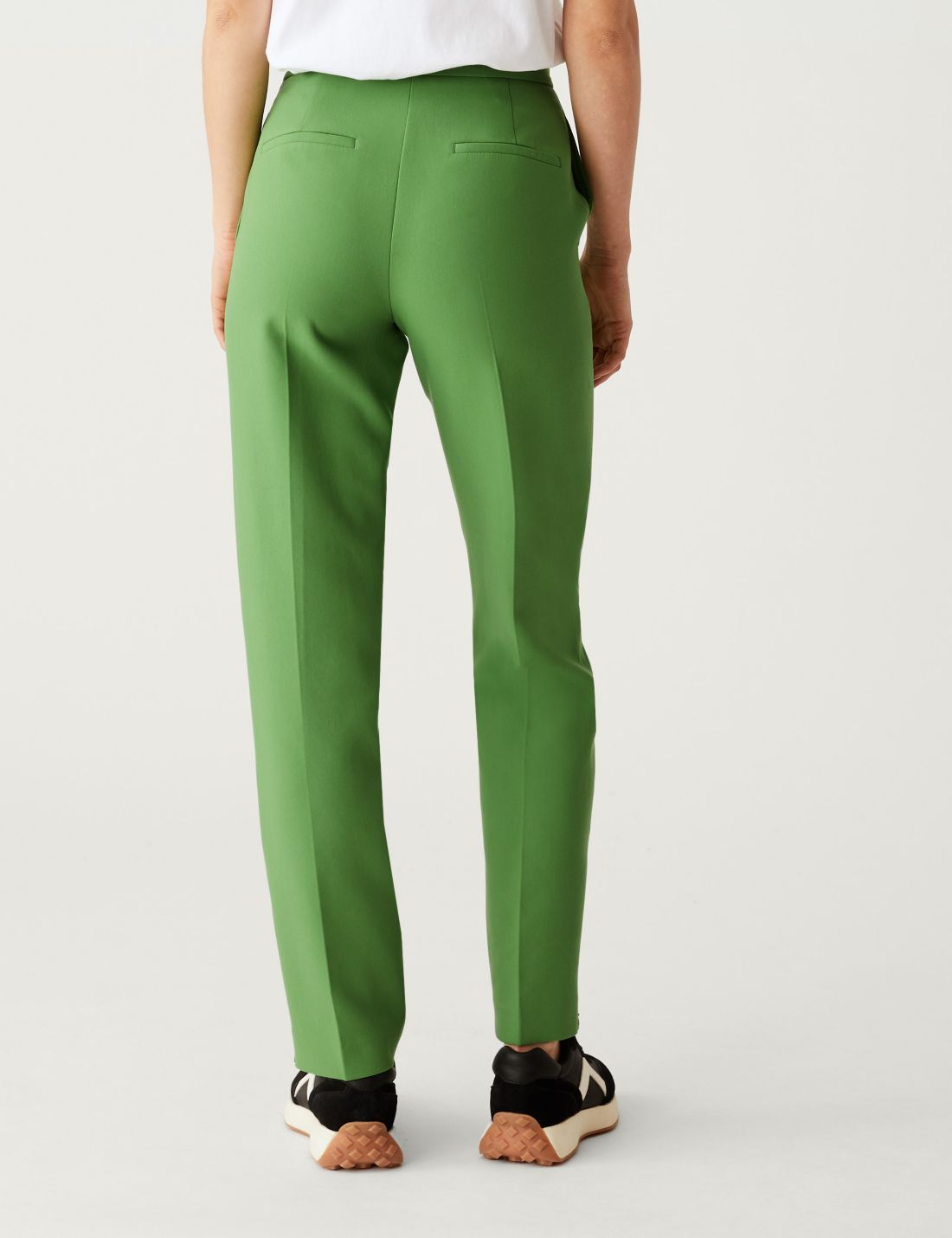 Fermuar Detaylı Straight Leg Pantolon