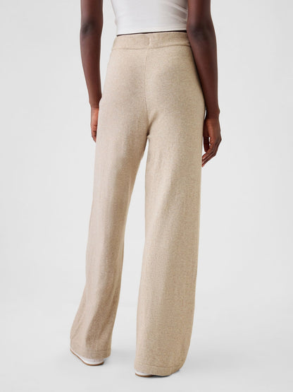 Bej Cashsoft Triko Pantolon