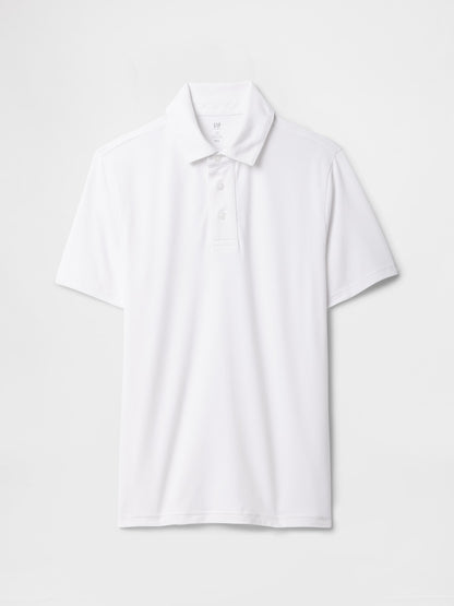 Beyaz Gapfit Tech Performans Polo T-shirt