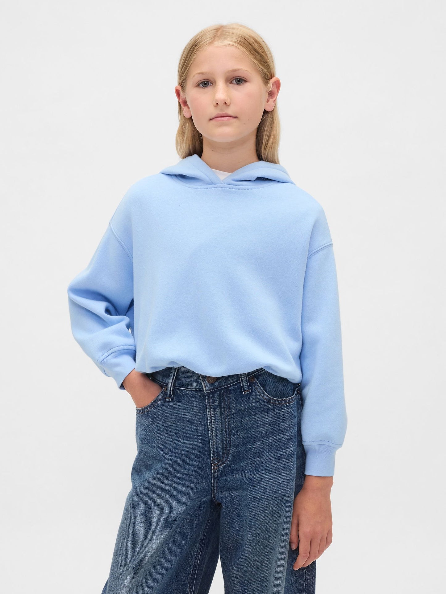 Bebe Mavisi Kids Vintage Soft Oversized Bubble Sweatshirt