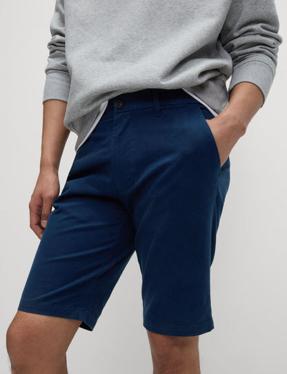 Regular Fit Streç Chino Şort