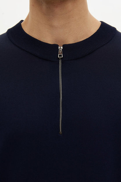 Tween Relaxed Fit Lacivert Triko