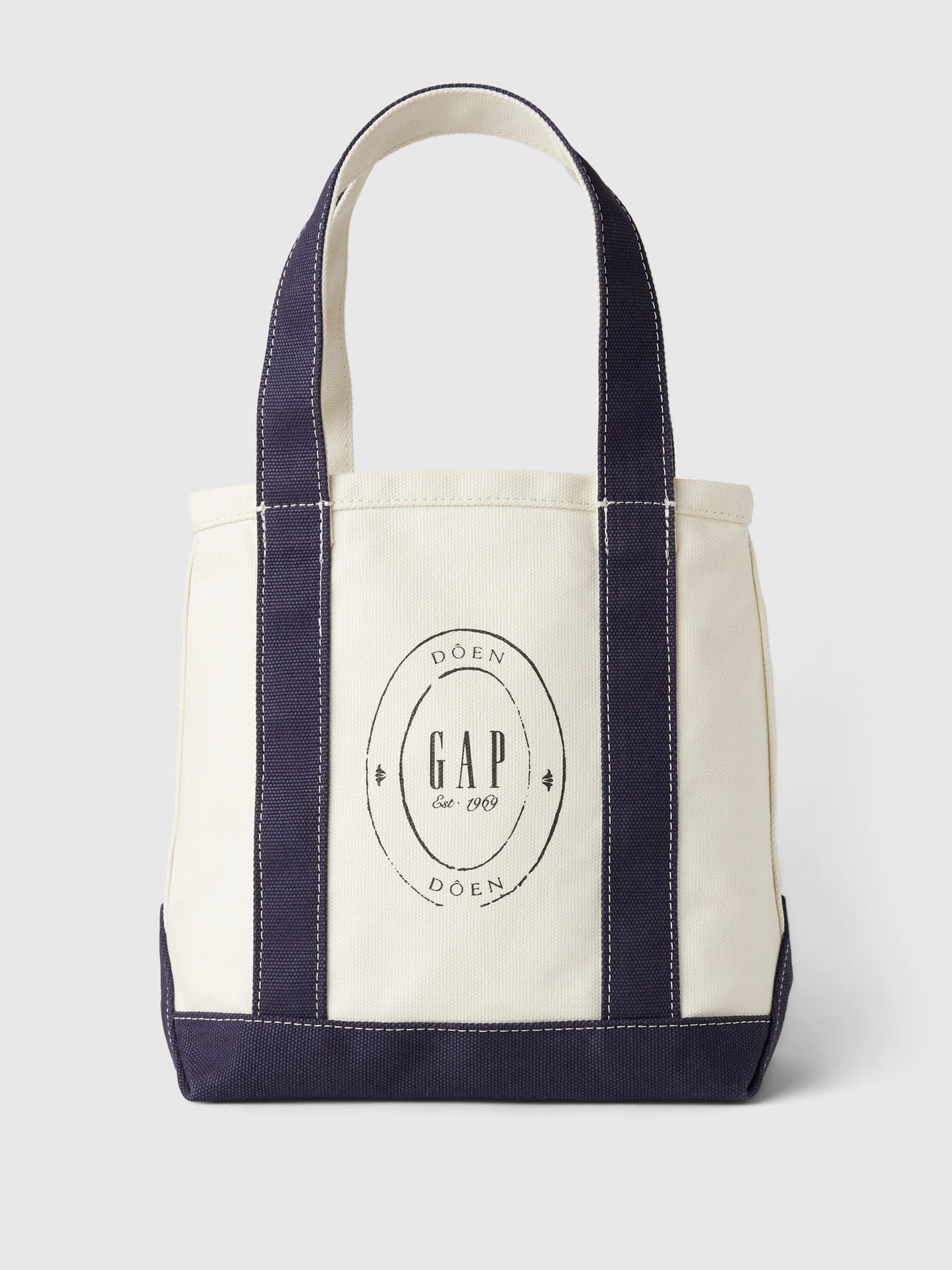 Kırık Beyaz Gap × Dôen Logo Tote Çanta