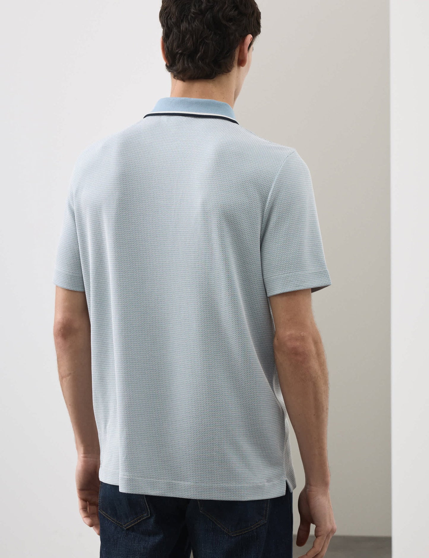 Modal Karışımlı Polo Yaka T-shirt