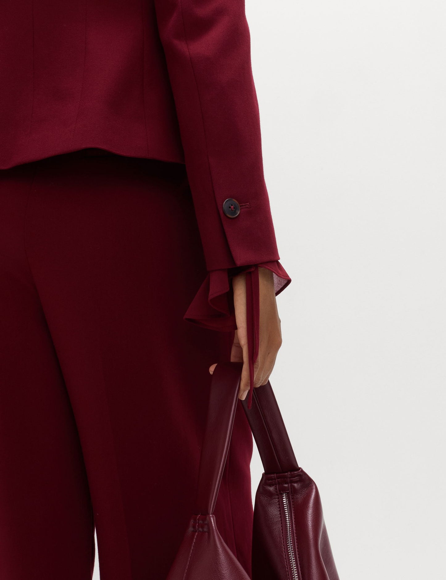 Düz Kesim Kısa Blazer Ceket