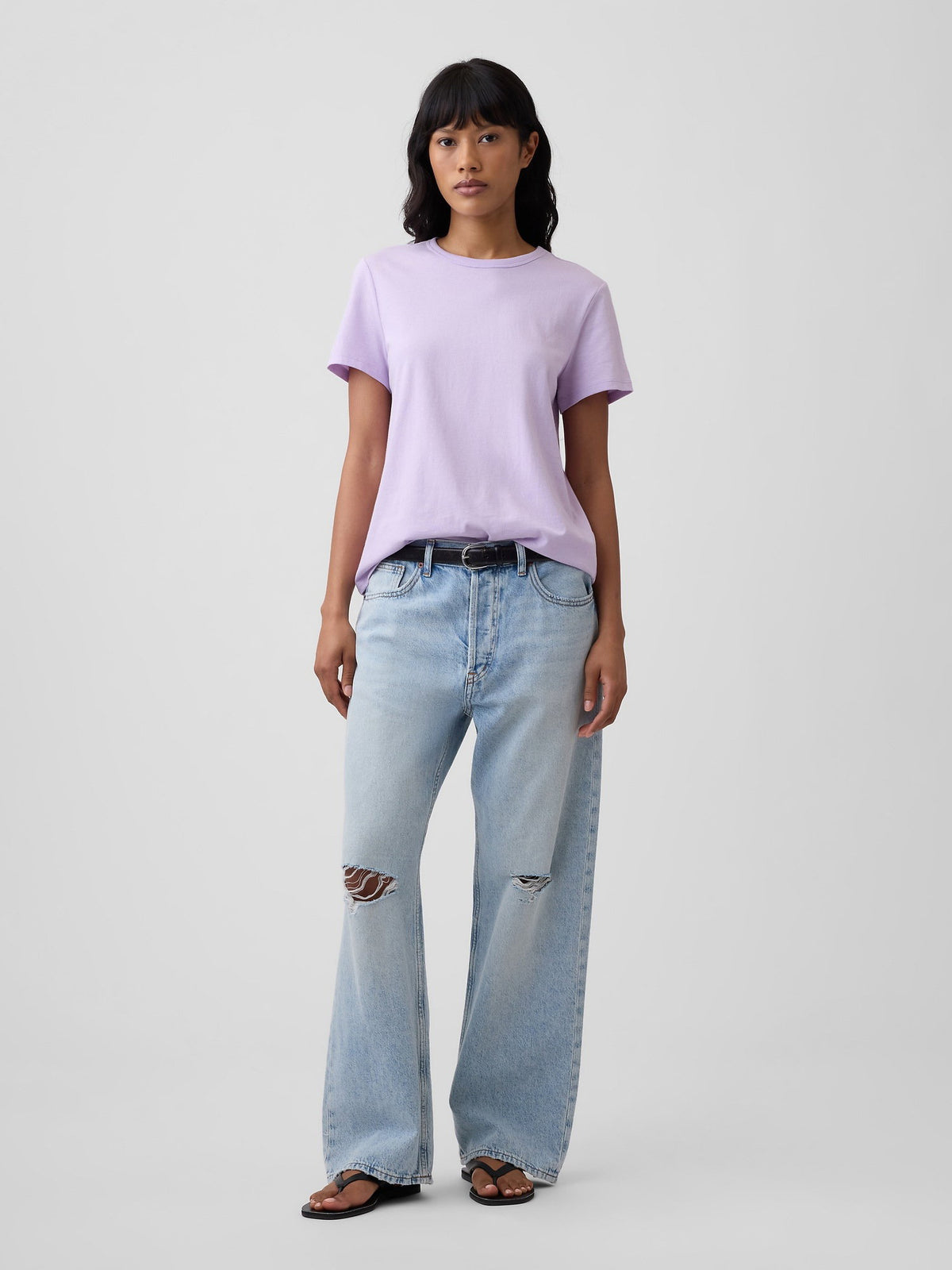Açık Kırmızı Favorite Bisiklet Yaka T-shirt