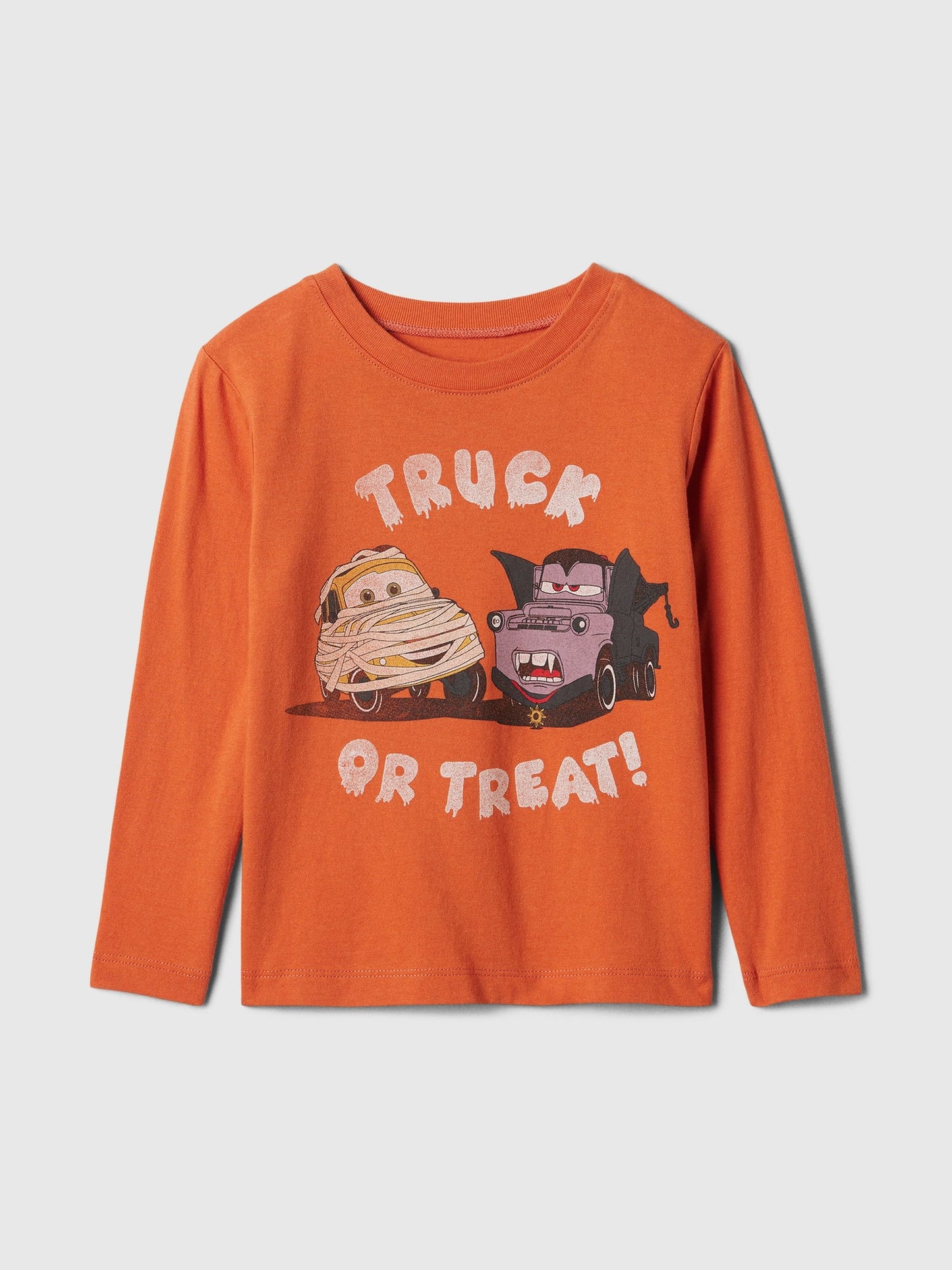 Turuncu Disney Cars Halloween Grafikli T-shirt