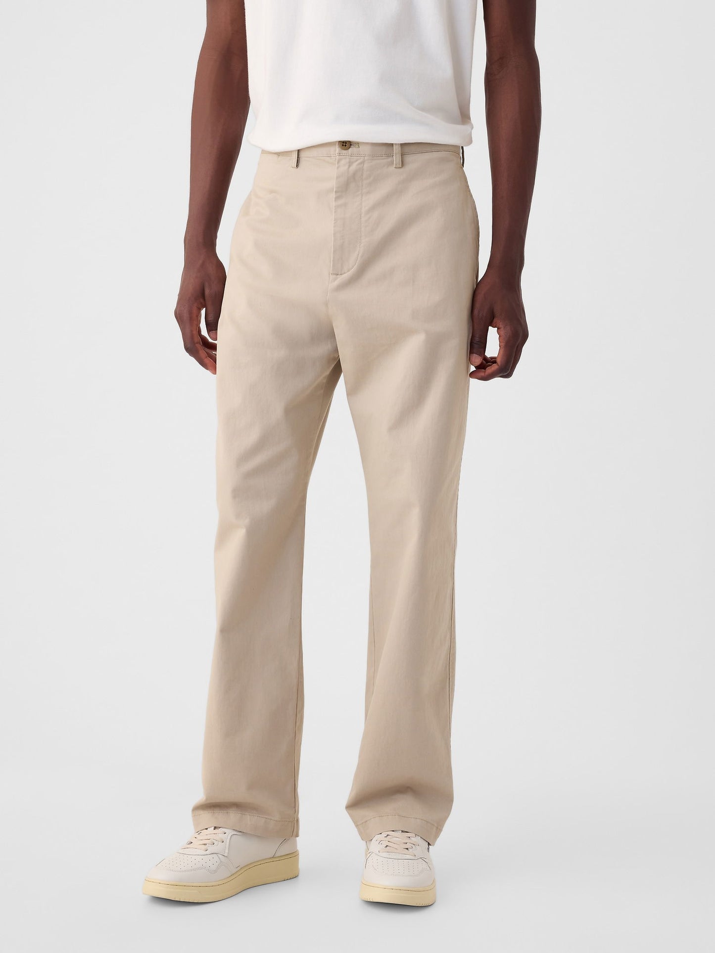Krem Modern '90s Loose Kaki Pantolon