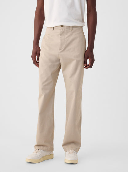 Krem Modern '90s Loose Kaki Pantolon