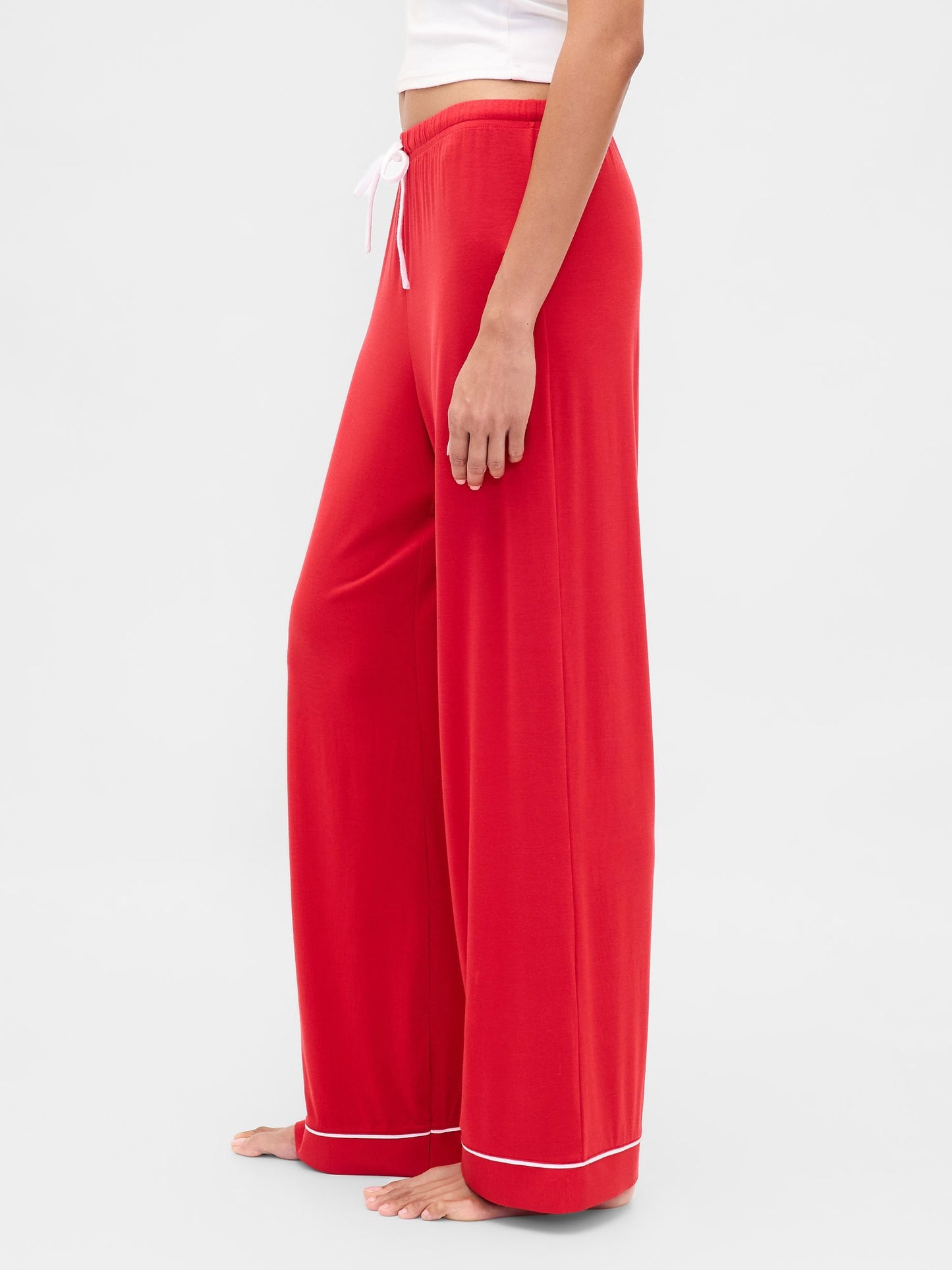 Kırmızı Softest Modal Pijama Altı