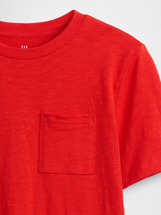 Kırmızı Pocket T-shirt