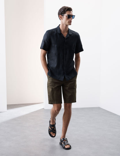 Pamuk Karışımlı Regular Fit Lightweight Chino Şort
