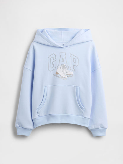 Açık Mavi Vintagesoft Arch Logo Sweatshirt