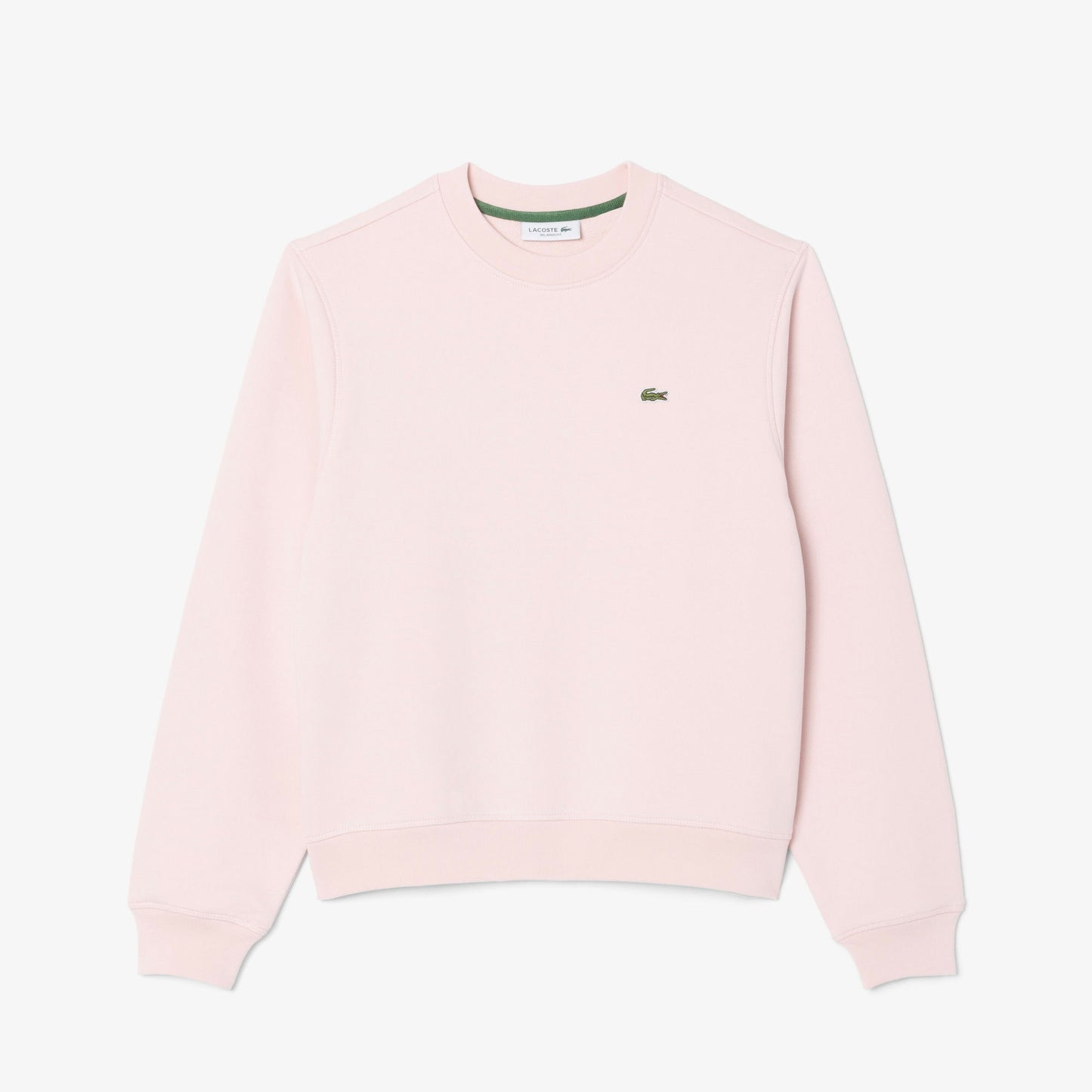 Lacoste Kadın Relaxed Fit Bisiklet Yaka Pembe Sweatshirt