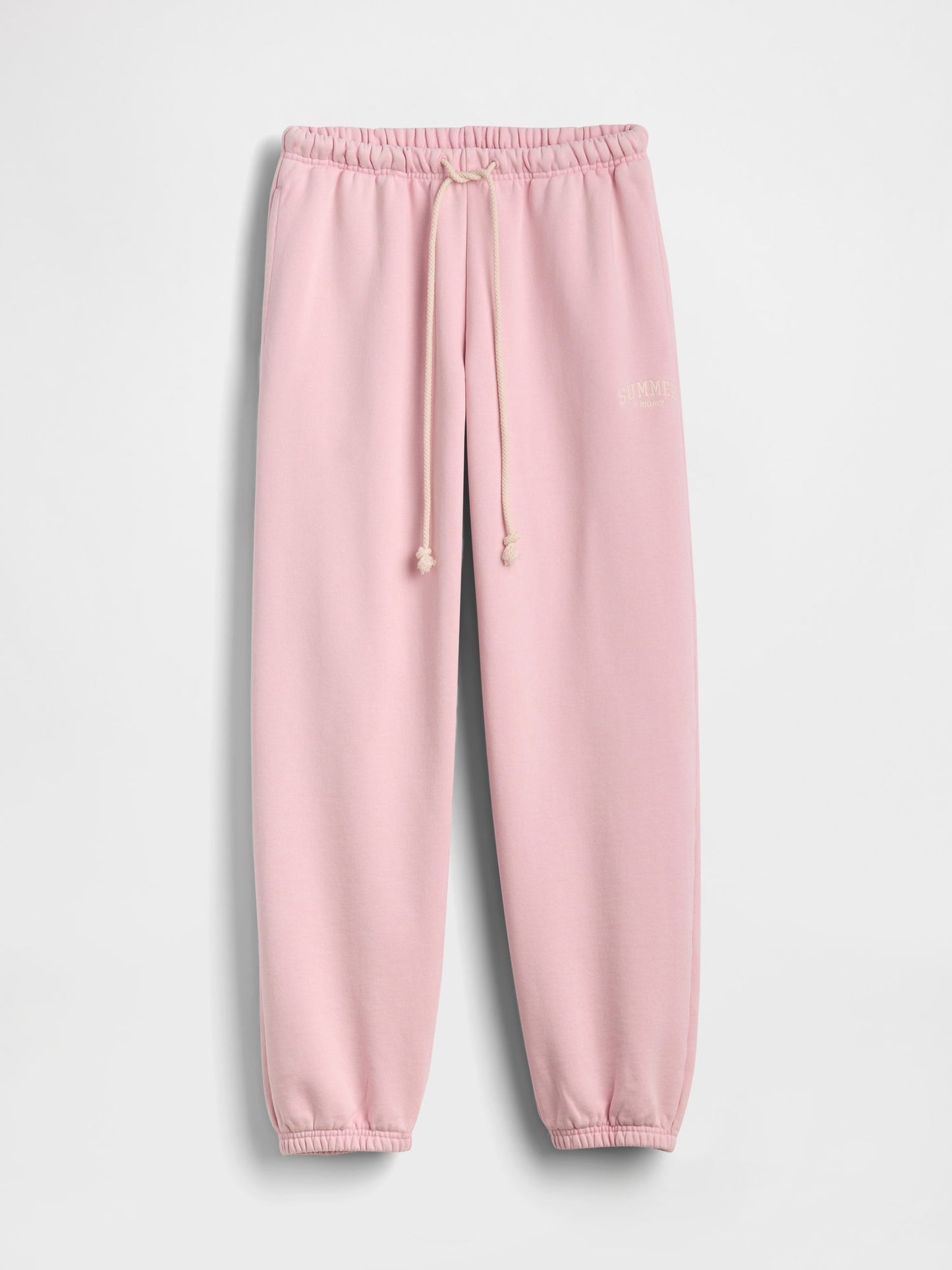 Pembe Gap × Summer Fridays Heavyweight Relaxed Logo Eşofman Altı