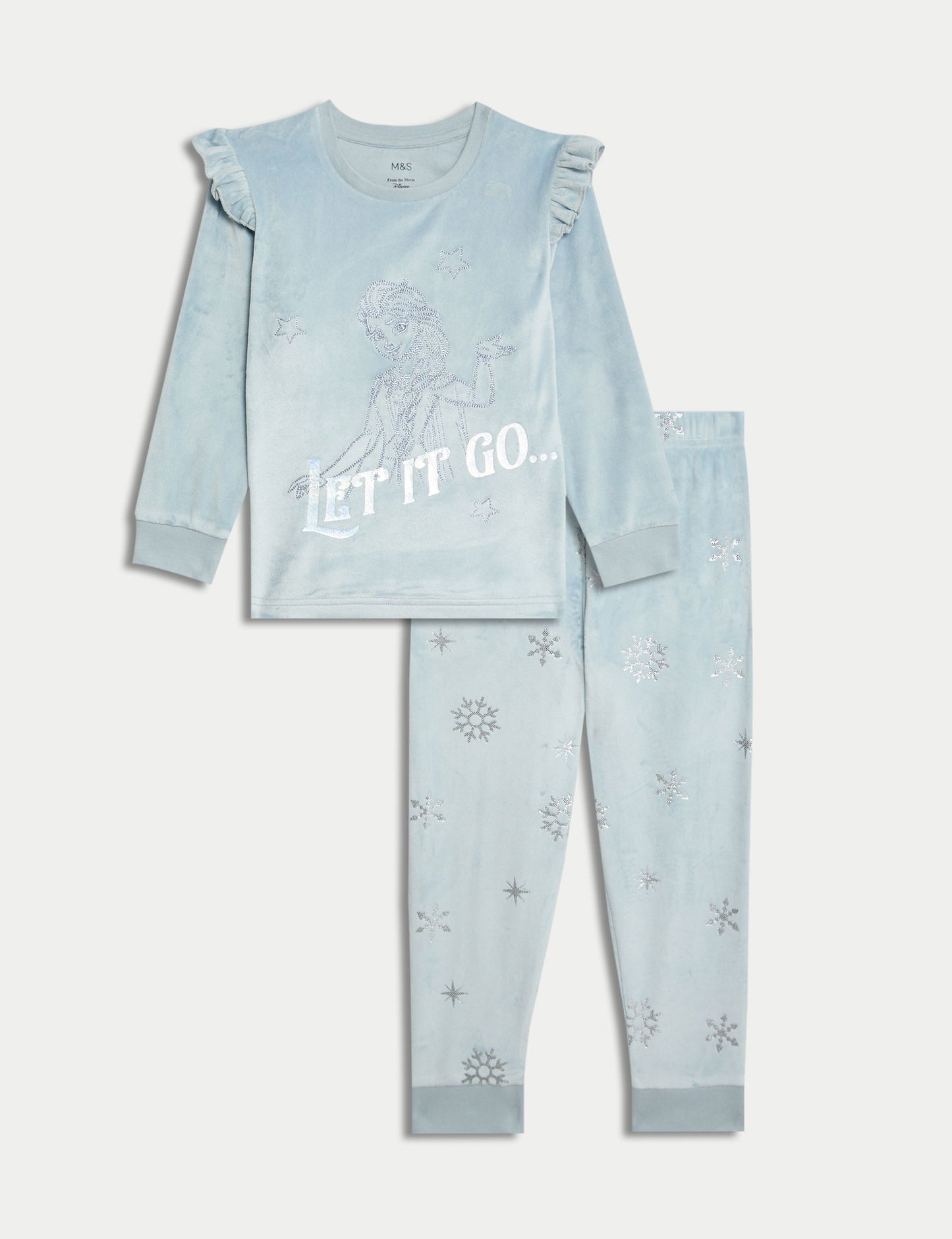 Frozen:trade_mark: Kadife Pijama Takımı (2-8 Yaş)