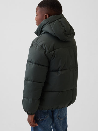 Pembe Midweight Hooded Puffer Şişme Mont