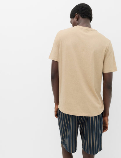 Pure Cotton Çizgili Pijama Takımı