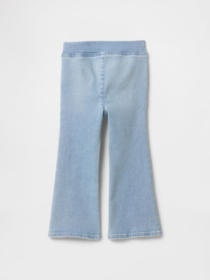 Açık Mavi Bebek & Küçük Çocuk Denim Flare Jeggings