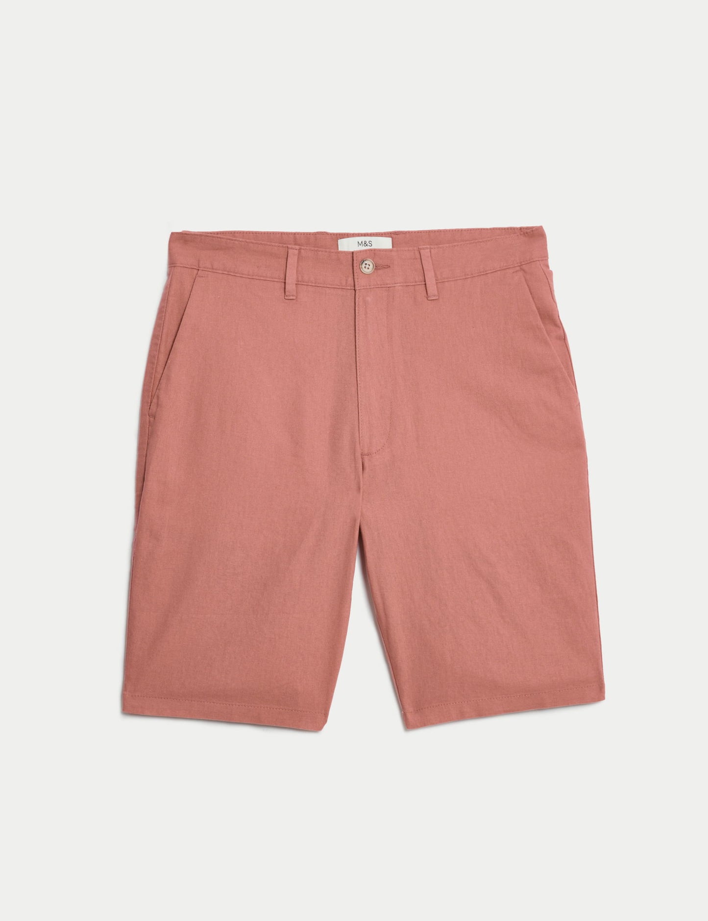 Regular Fit Keten Şort