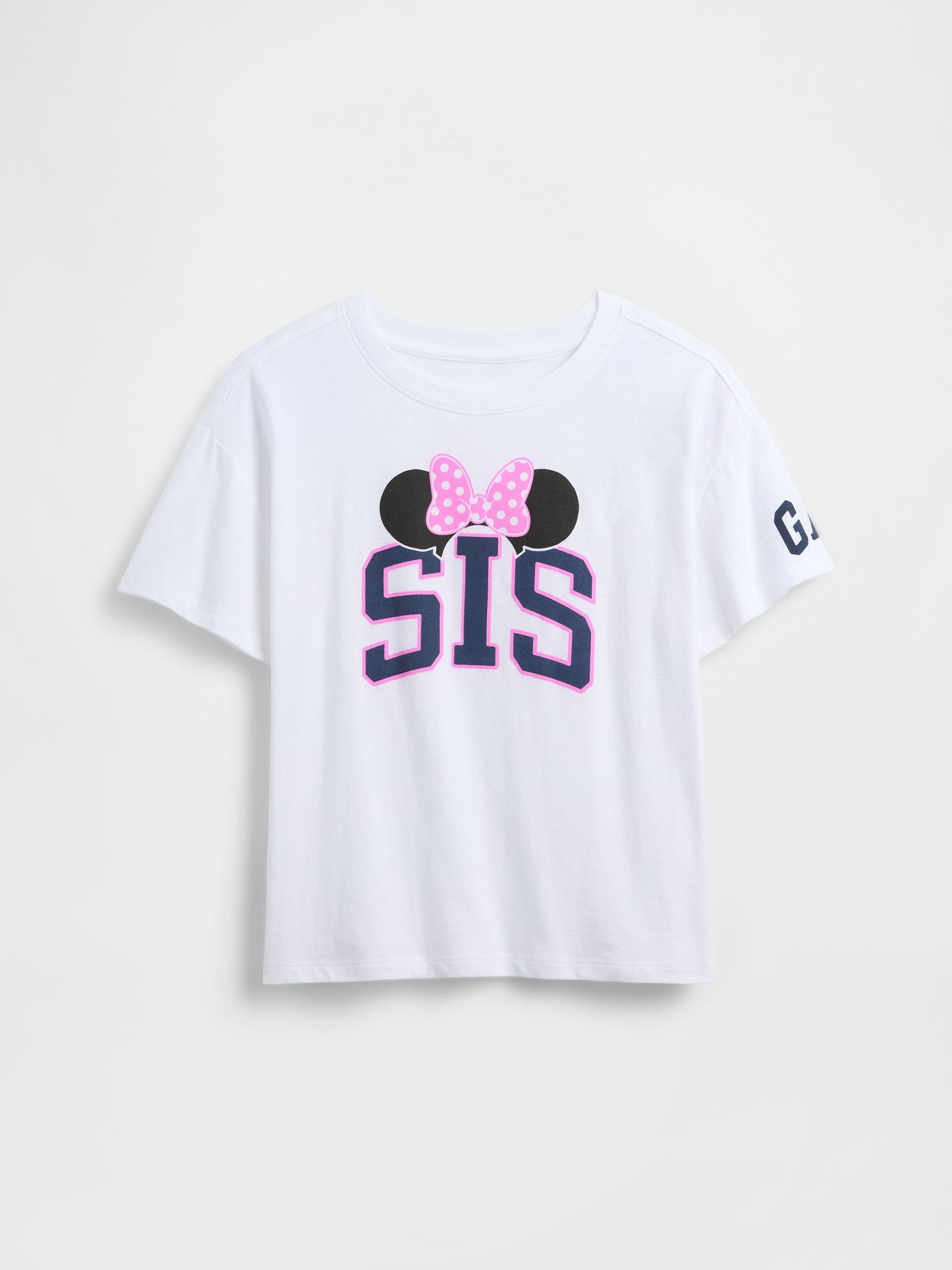 Beyaz Oversized Big Sis Grafik Baskılı T-shirt