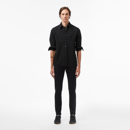 Lacoste Erkek Relaxed Fit Siyah Gömlek