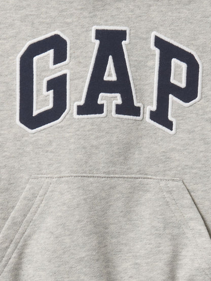 Gri Gap Logo Relaxed Havlu Kumaş Sweatshirt