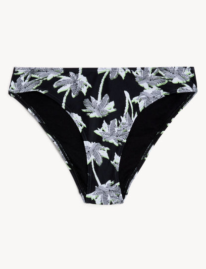 Yüksek Bel Desenli Bikini Altı