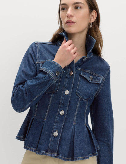 Denim Detaylı Ceket