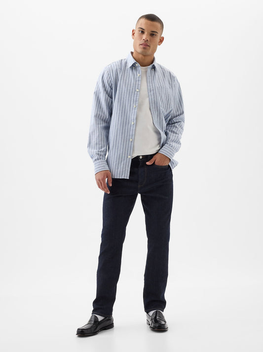 Siyah GapFlex Slim Jean Pantolon