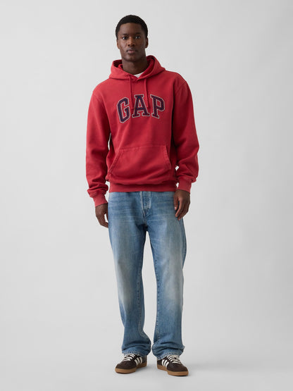 Kırmızı Vintagesoft Relaxed Logo Sweatshirt