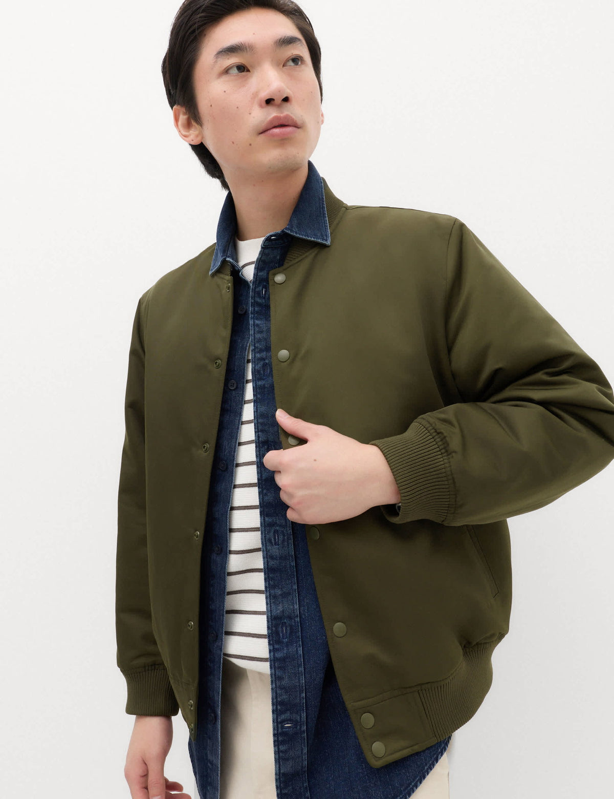 Saten Bomber Ceket
