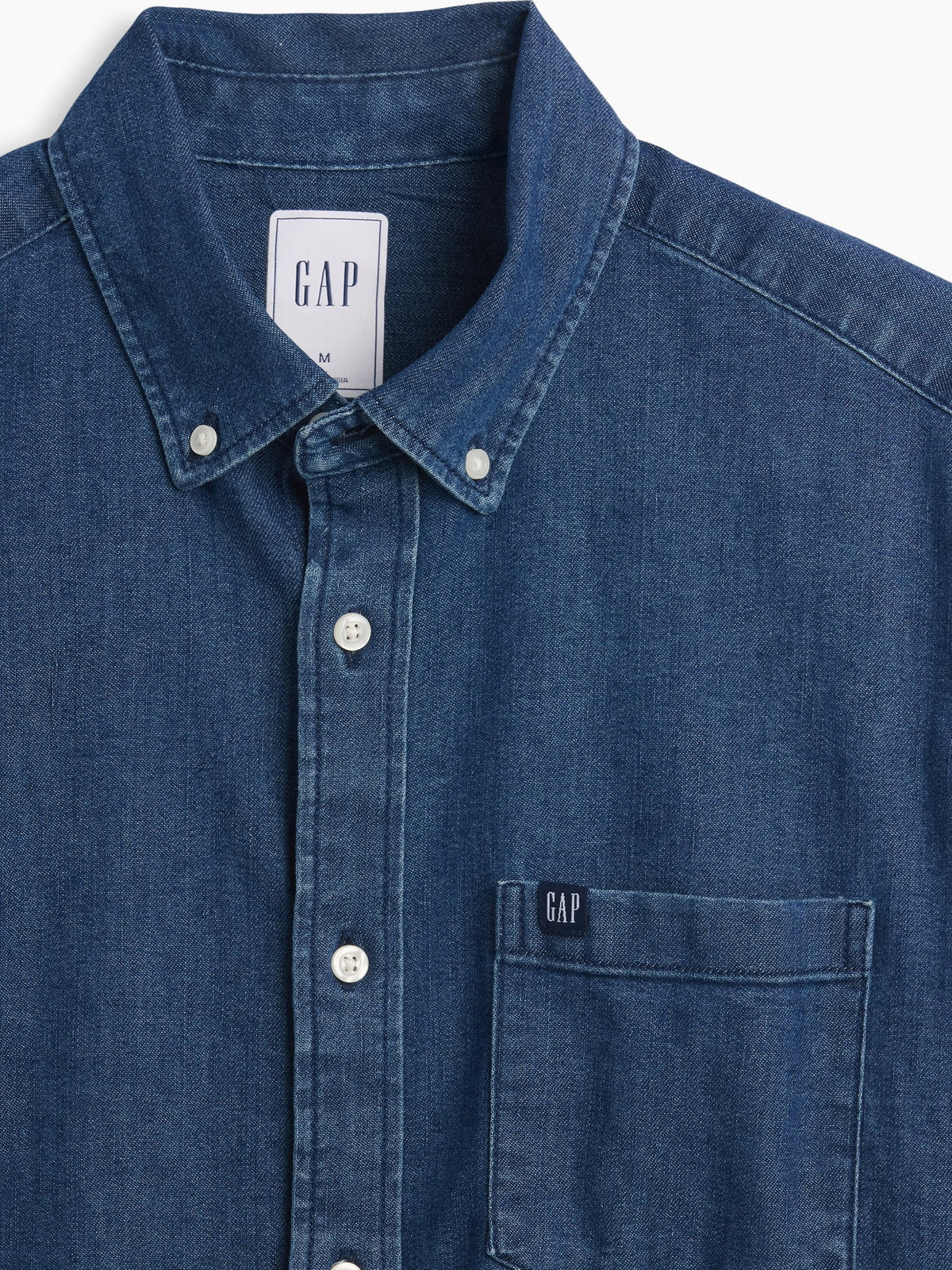 Açık Mavi Relaxed Denim Gömlek