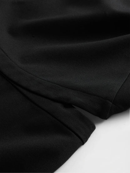 Siyah Gapstudio Jersey Midi Elbise