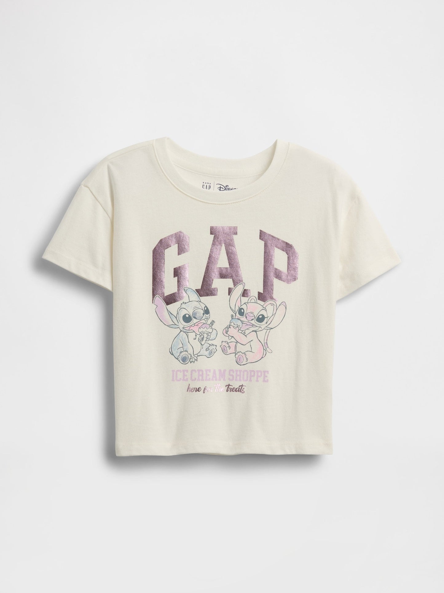 Beyaz Grafik Logo T-shirt
