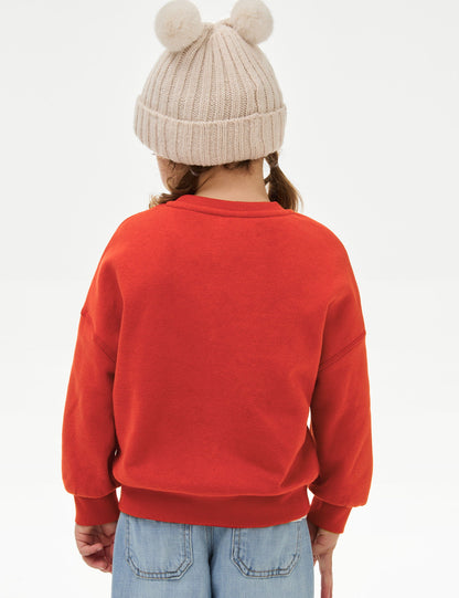 Minnie & Mickey Mouse:trade_mark: Christmas Sweatshirt (2-8 Yaş)