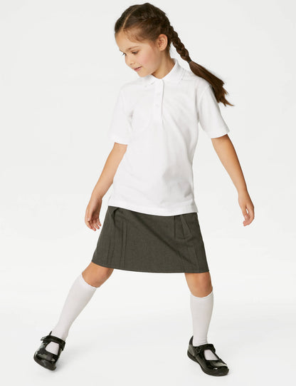 Saf Pamuklu 2'li Polo Yaka T-shirt (2-16 Yaş)