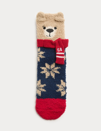 Spencer Bear Ev Çorabı