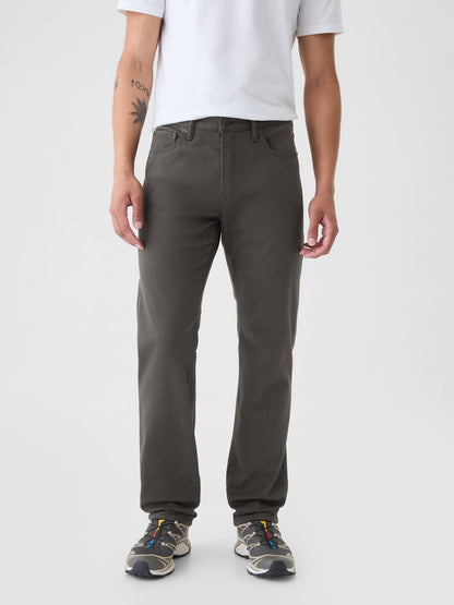 Siyah Straight Fit City Jean Pantolon