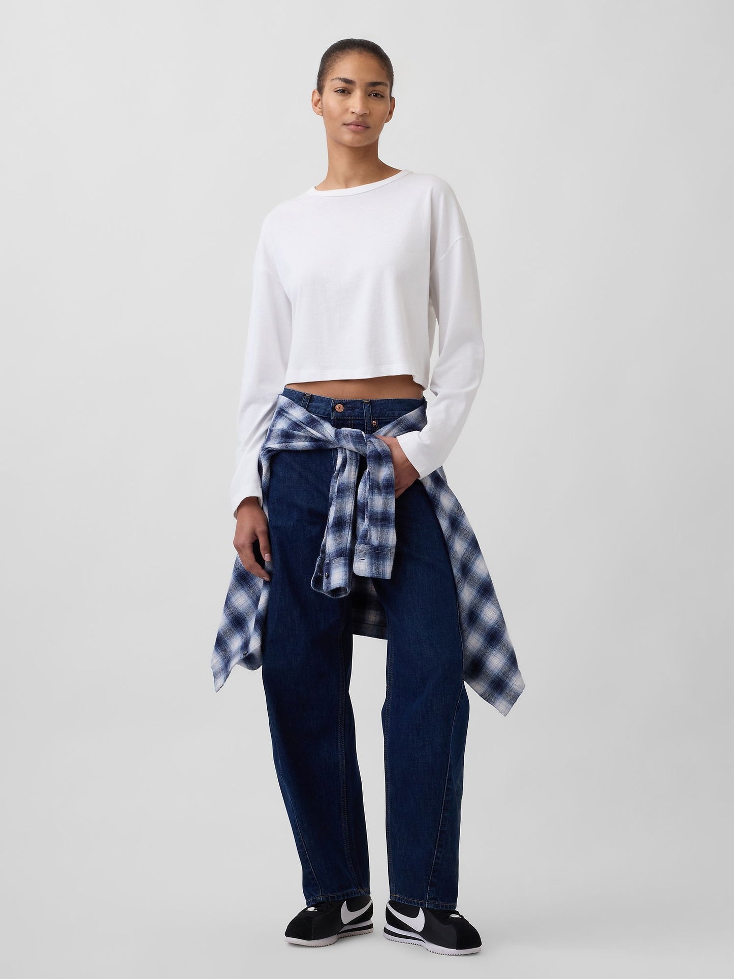 Mavi High Rise Barrel Jean Pantolon