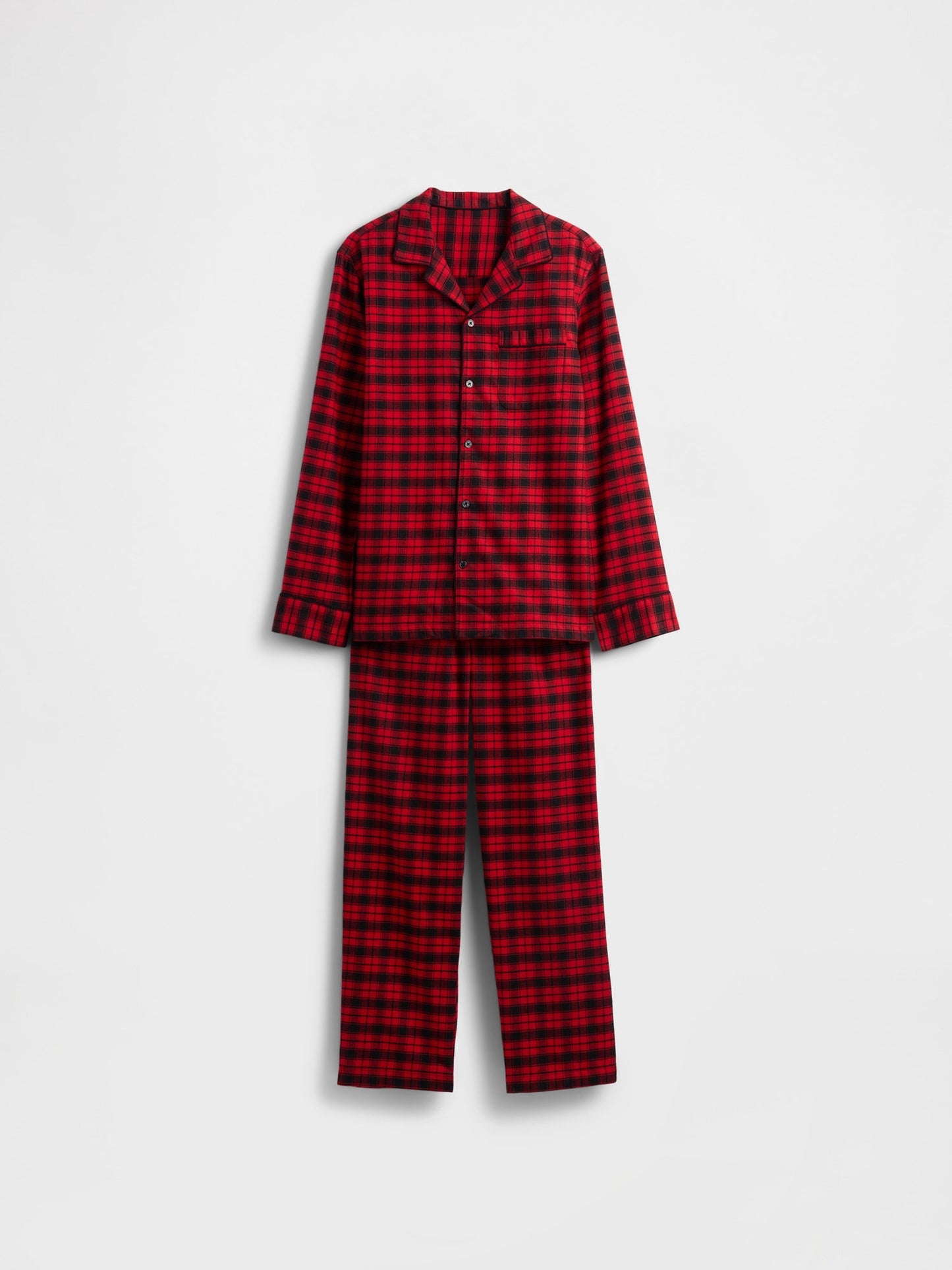 Kırmızı Softest Flannel Pijama Takımı