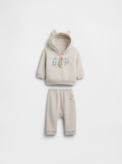 Bej Winnie The Pooh Vintagesoft Sweatshirt Set