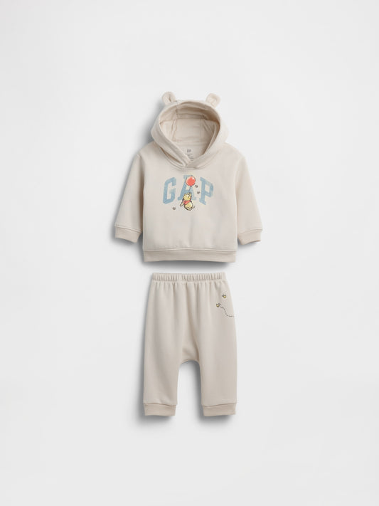 Bej Winnie The Pooh Vintagesoft Sweatshirt Set
