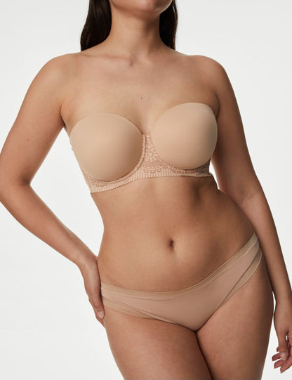 Body Soft:trade_mark: Dantel Detaylı Straplez Sütyen