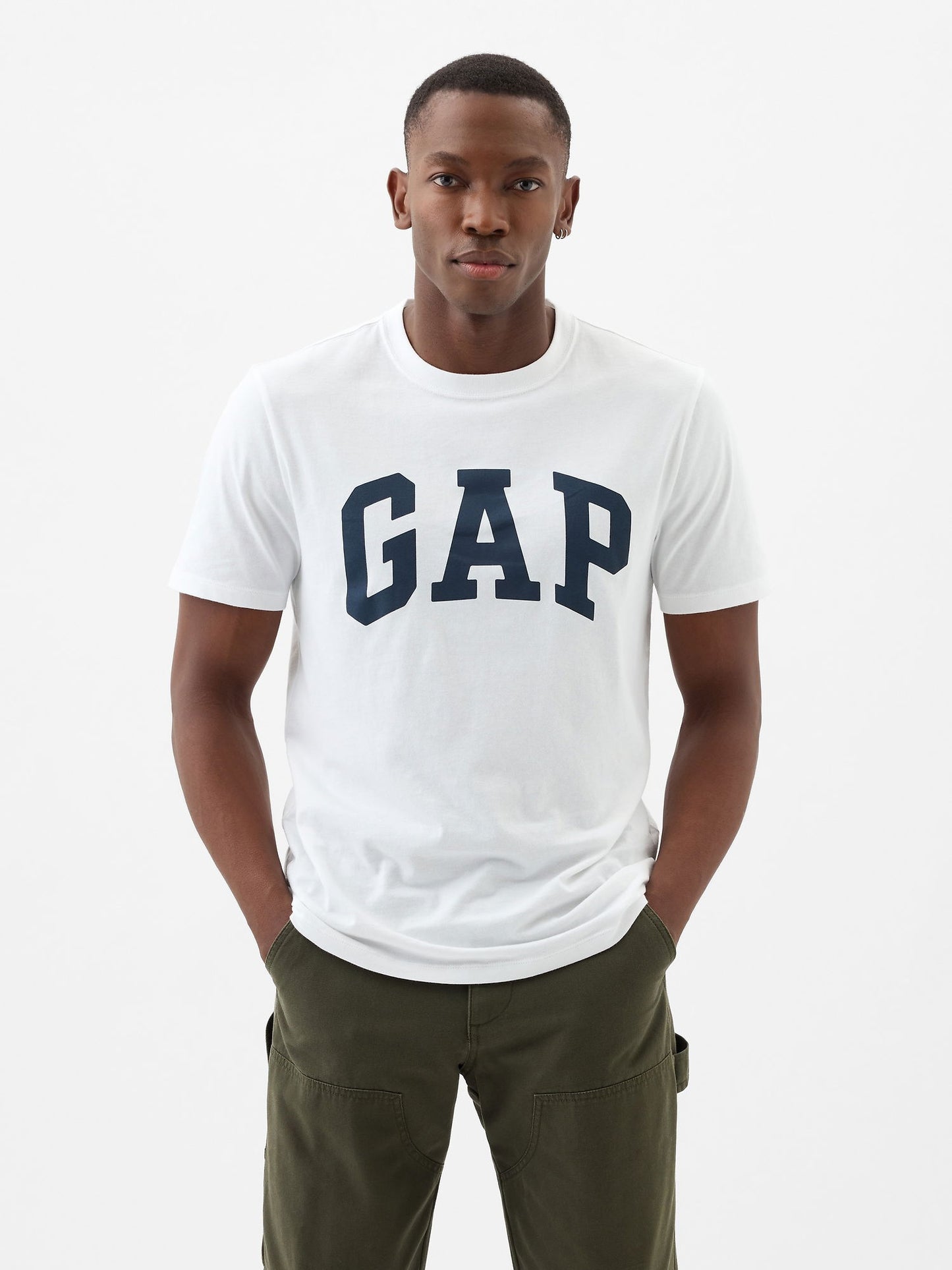 Beyaz Everyday Soft Gap Logo T-shirt